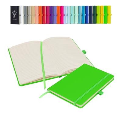 WILSON A5 NOTE BOOK in Neon Fluorescent Green