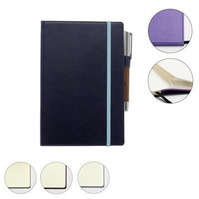 DELUXE A5 CASEBOUND NOTE BOOK with Edge Stitch Emboss