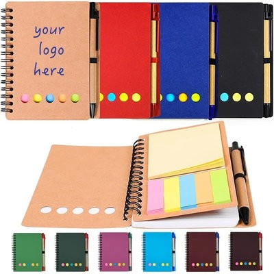 ECO-FRIENDLY POCKET COMPLETE SET SPIRAL NOTE BOOK