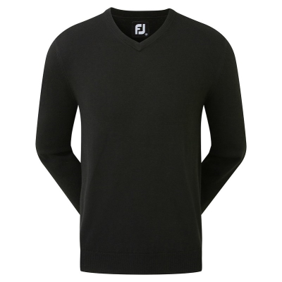 FJ (FOOTJOY) GENTS WOOL BLEND V-NECK GOLF PULLOVER