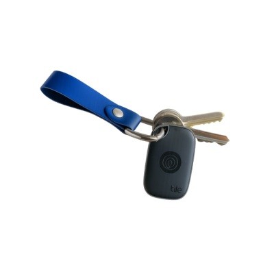 TILE PRO + VEGAN LEATHER KEYRING FOB