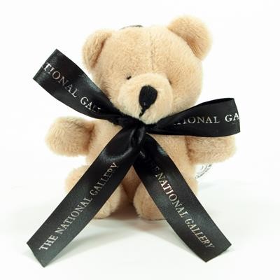10CM TOBY KEYRING BEAR with Bow