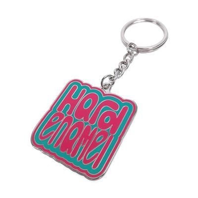 45MM HARD ENAMEL KEYRING