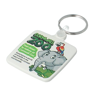 45MM SQUARE KEYRING