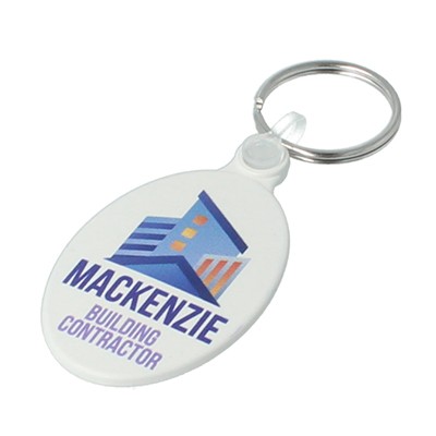 50MM OVAL KEYRING