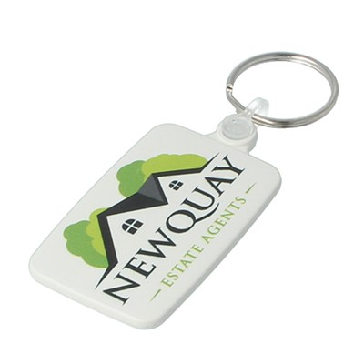 55MM RECTANGULAR KEYRING