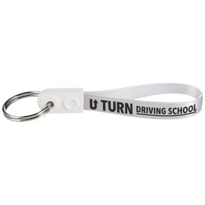 AD-LOOP ® STANDARD KEYRING CHAIN in White Solid