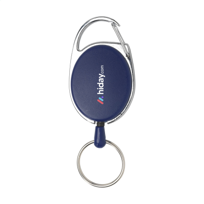 ASPEN ROLLERCLIP KEYRING CHAIN in Blue