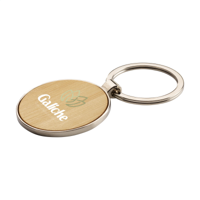 BAMBOO KEY CIRCLE KEYRING in Bamboo