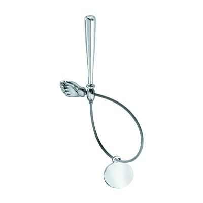 BASEBALL METAL KEYRING in Silver