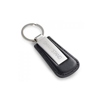 BLACK PU KEYRING