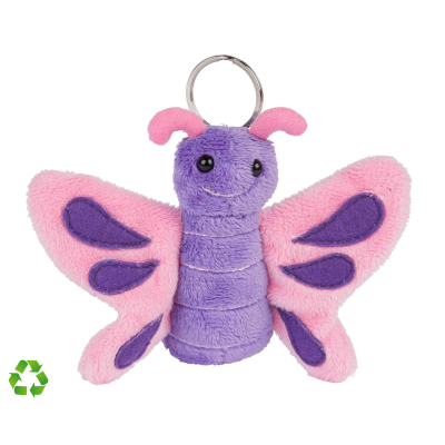 BUTTERFLY KEYRING RECYCLED