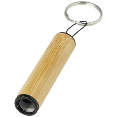 CANE BAMBOO KEYRING with Light