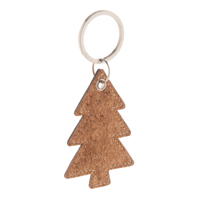 CHRISTMAS KEYRING in Natural