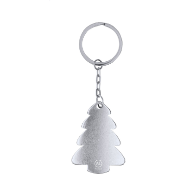 CHRISTMAS KEYRING in Silver