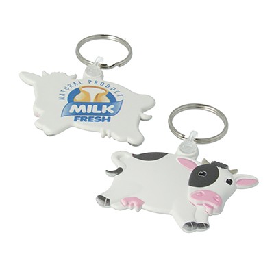 COW SHAPE FUNKEYS KEYRING