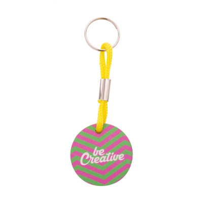 CUSTOM KEYRING in Yellow