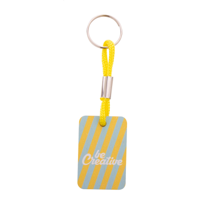 CUSTOM KEYRING in Yellow