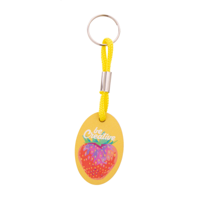 CUSTOM KEYRING in Yellow