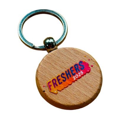 CUSTOM WOOD KEYRING