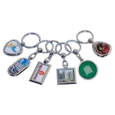 DOUBLE SIDED DELUXE KEYRING