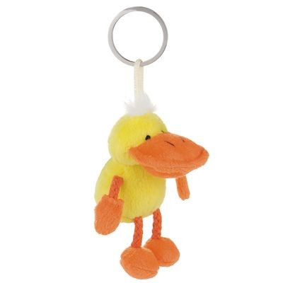 DUCK SOFT TOY PLUSH KEYRING