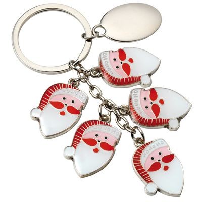 FATHER FATHER  CHRISTMAS METAL KEYRING