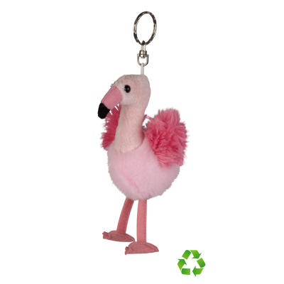 FLAMINGO KEYRING RECYCLED