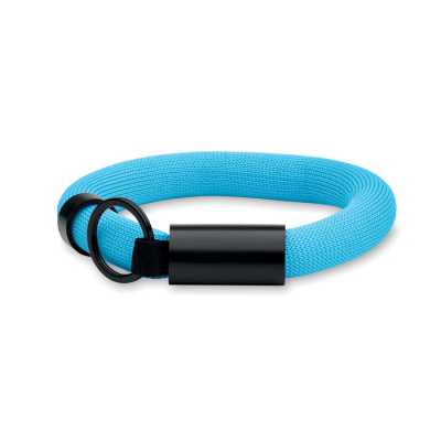 FLOATING WRIST BAND KEYRING in Blue