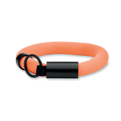FLOATING WRIST BAND KEYRING in Orange