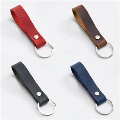 GENUINE LEATHER KEYRING