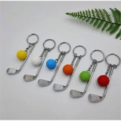 GOLF CLUBS KEYRING CHAIN