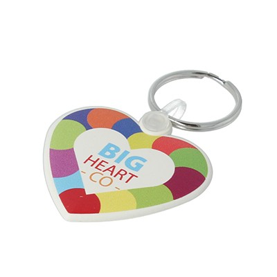 HEART SHAPE FUNKYS KEYRING