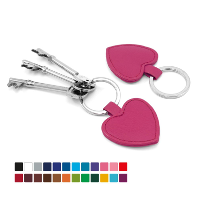 HEART SHAPE KEYRING FOB in Belluno
