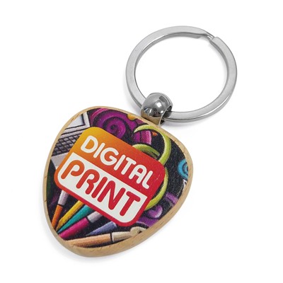 HEART WOOD KEYRING