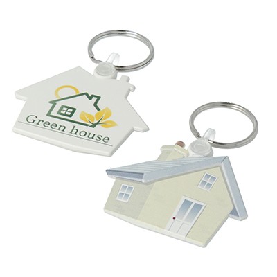 HOUSE SHAPE FUNKEYS KEYRING