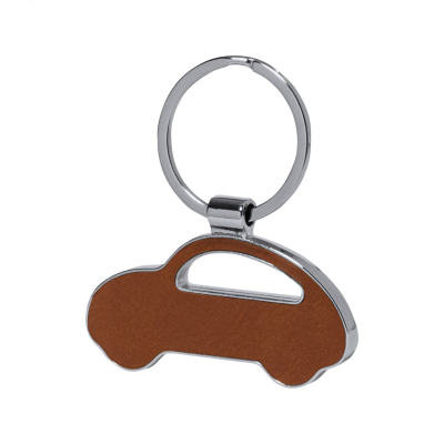 KEYRING, CAR in Brown