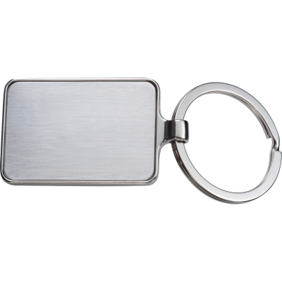 KEYRING FLINT in Silver Grey 