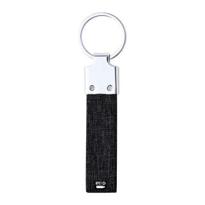 KEYRING in Black