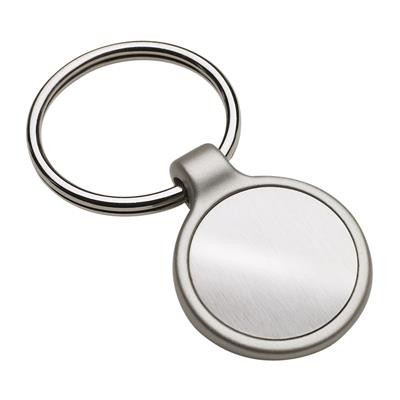 KEYRING RE98 IRUN ROUND with Full-surface Doming or Laser Engraving