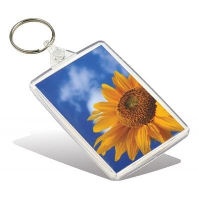 LARGE RECTANGULAR KEYRING