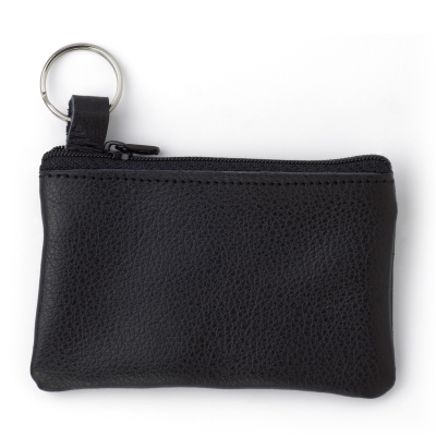 LEATHER KEY WALLET in Black