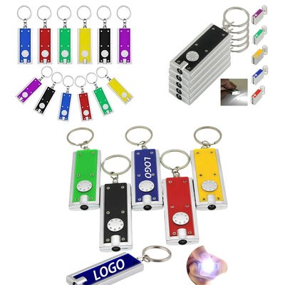 LED CAMPING PORTABLE KEYRING CHAIN TORCH