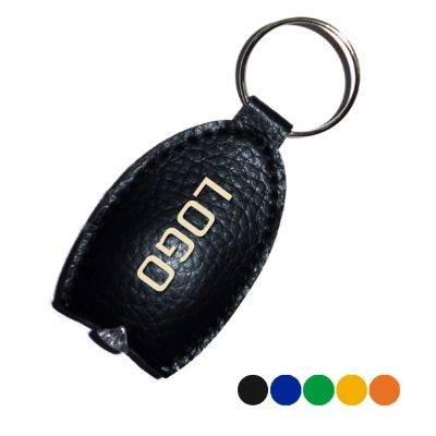 LED LEATHER KEYRING