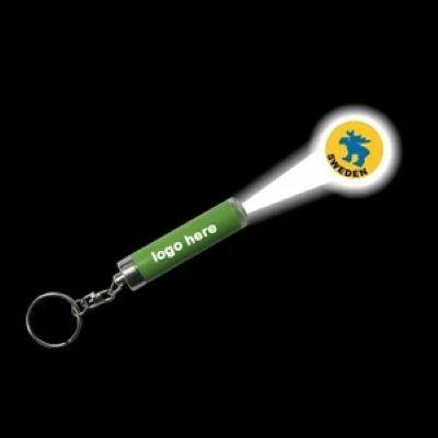 LED LOGO PROJECTOR KEYRING CHAIN