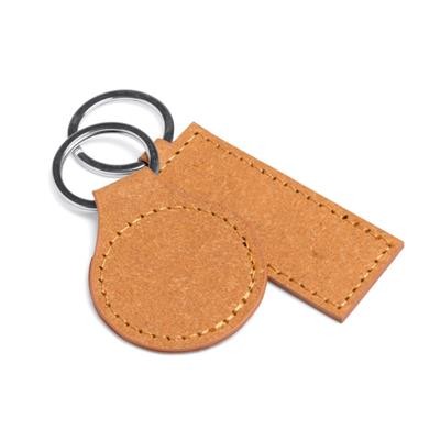 LUXOR BONDED LEATHER KEYRING