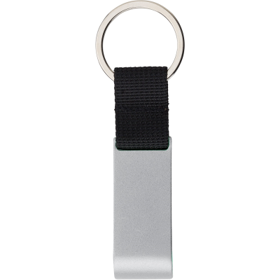 METAL KEY HOLDER KEYRING in Silver