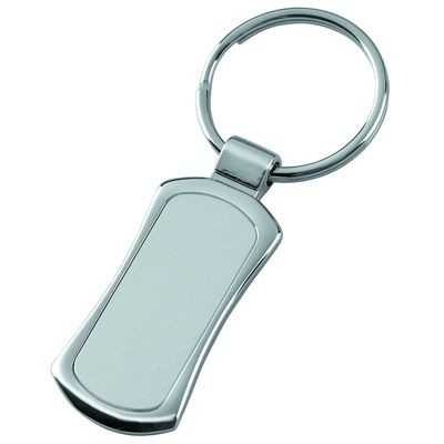 METAL KEYRING in Shiny & Satin Silver