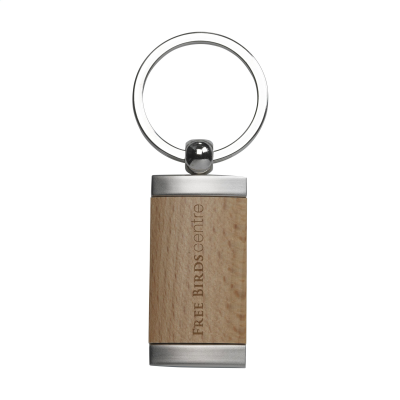 MIDWAY KEYRING in Wood