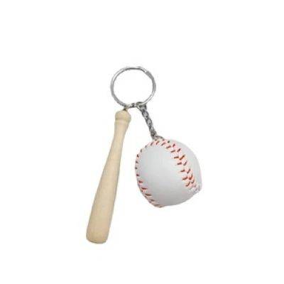 MINI BASEBALL TWO-PIECE SET KEY HOLDER KEYRING PENDANT CAN PRINT LOGO